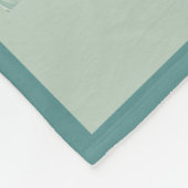  Zee groene olievlek laat een elegant patroon acht Fleece Deken (Hoek)