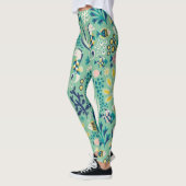 Zee-groene onderwatervis leggings (Links)