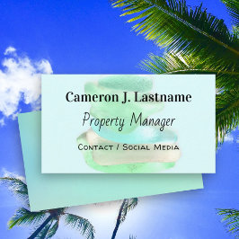 Zee Groene standaard eenvoudige Visitekaartjes