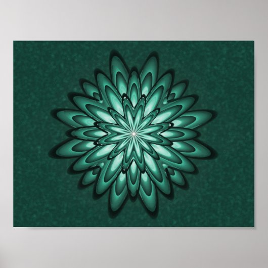 Zee Groene Star-ventilator op Poster afdrukken (Voorkant)