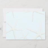 Zee Groene Starfish Bespaar op de datumkaarten Aankondiging (Achterkant)