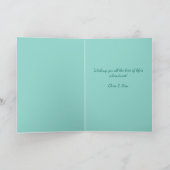 Zee Groene Starfish Gefeliciteerd Names Kustal Kaart (Binnen)