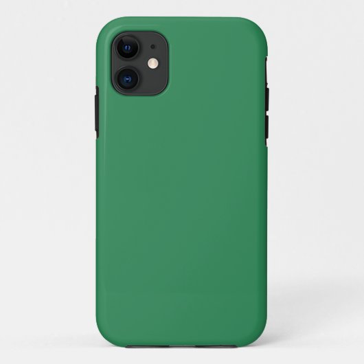Zee groene vaste kleur Case-Mate iPhone case (Achterkant)