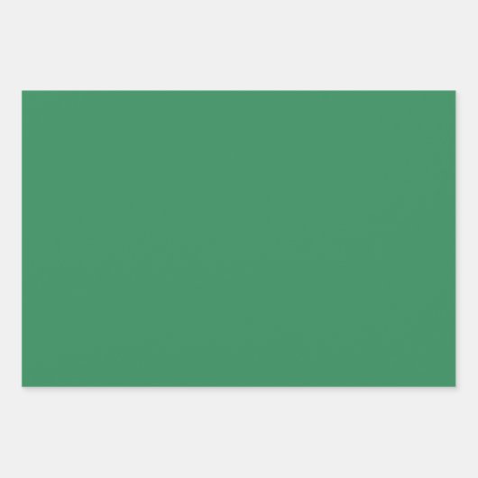 Zee groene vaste kleur inpakpapier vel (Voorkant 3)