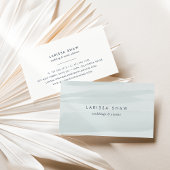 Zee Groene Waterverf Visitekaartje