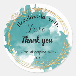 Zee groene zakelijke stickers