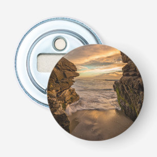 Zee grot bij Windansea Beach Button Flesopener