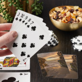 Zee grot bij Windansea Beach Pokerkaarten (Insitu)