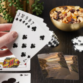Zee grot bij Windansea Beach Pokerkaarten (Insitu)