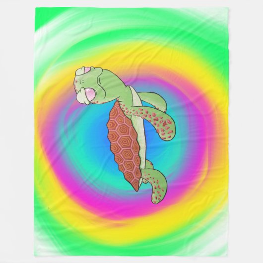 Zee - Grote tas Fleece Deken (Voorkant)