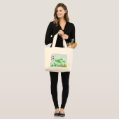 Zee Grote Tote Bag (Voorkant (model))