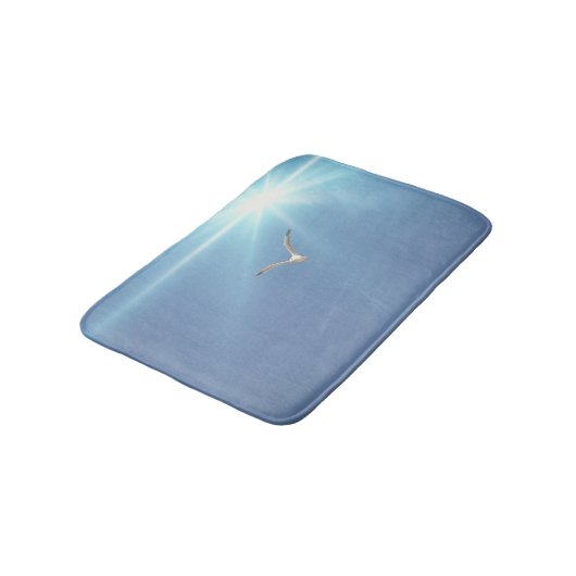 Zee Gull Bird Sun Bath Mat Rug (Gekanteld)
