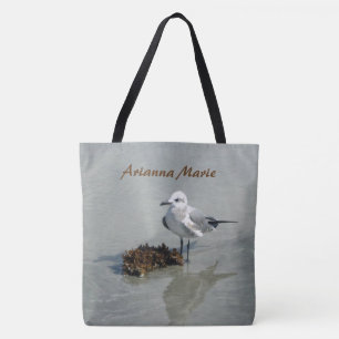 Zee Gull en Seaweed Personalized Tote Bag