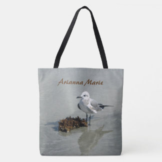 Zee Gull en Seaweed Personalized Tote Bag