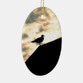 Zee Gull Sunset Keramisch Ornament (Rechts)
