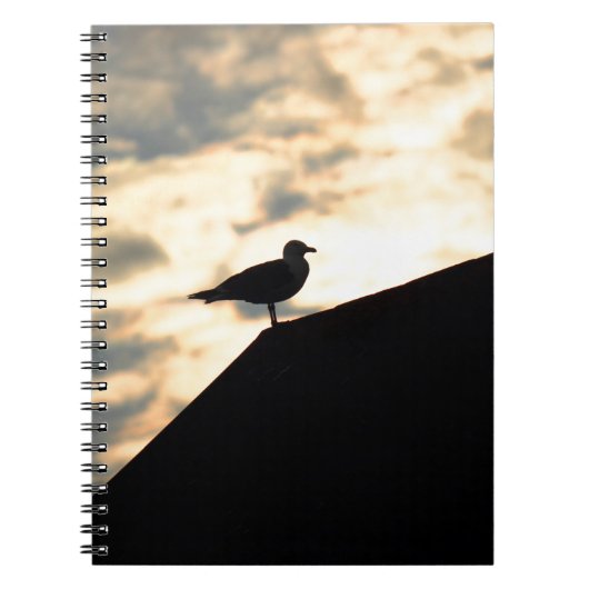 Zee Gull Sunset Notitieboek (Voorkant)