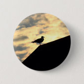 Zee Gull Sunset Ronde Button 5,7 Cm (Voorkant)