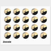 Zee Gull Sunset Ronde Sticker (Vel)