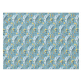 Zee haai geel groen Sinaasappel kinderen verjaarda Tafelkleed (Voorkant (Horizontaal))