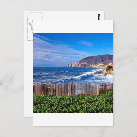 Zee Half Moon Bay Californië Briefkaart (Voorkant / Achterkant)