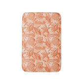 Zee handgetekend patroon badmat (Voorkant Verticaal)