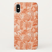 Zee handgetekend patroon Case-Mate iPhone case (Achterkant)