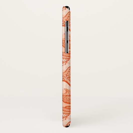 Zee handgetekend patroon Case-Mate iPhone case (Achterkant/links)