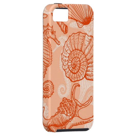 Zee handgetekend patroon Case-Mate iPhone case (Back/Rechts)