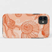 Zee handgetekend patroon Case-Mate iPhone case (Achterkant (horizontaal))