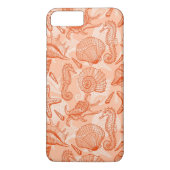 Zee handgetekend patroon Case-Mate iPhone case (Achterkant)