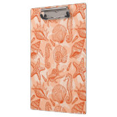 Zee handgetekend patroon klembord (Links)