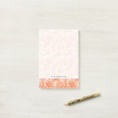 Zee handgetekend patroon post-it® notes (Op bureau)