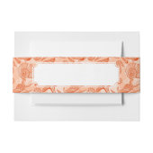 Zee handgetekend patroon uitnodigingen wikkel (Voorkant Voorbeeld)