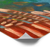 Zee Harmony van Angela Carrasquillo Poster (Hoek)