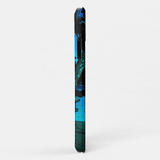 Zee hasui kawase met wolk japanse moonlit nachtkle Case-Mate iPhone case (Achterkant/rechts)