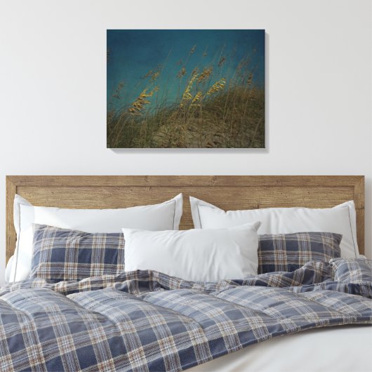 Zee Haver Canvas Afdruk (Insitu (Slaapkamer))