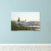 Zee haver en sint-jansjovis canvas afdruk (Insitu (Houten vloer))