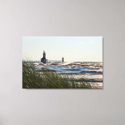 Zee haver en sint-jansjovis canvas afdruk (Voorkant)