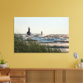 Zee haver en sint-jansjovis canvas afdruk (Insitu (Woonkamer))
