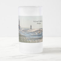 Zee haver en St Joseph Frosted Mok