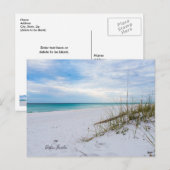 Zee Haver en White Sand Beach Morning Briefkaart (Voorkant / Achterkant)