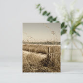 Zee haver op de Dunes bij Myrtle Beach Briefkaart (Staand voorkant)