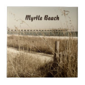 Zee haver op de Dunes bij Myrtle Beach Tegeltje (Voorkant)