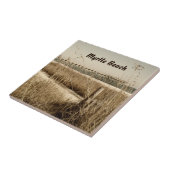 Zee haver op de Dunes bij Myrtle Beach Tegeltje (Zijkant)