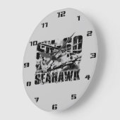 Zee havik Ronde (Grote) Wandklok (Hoek)