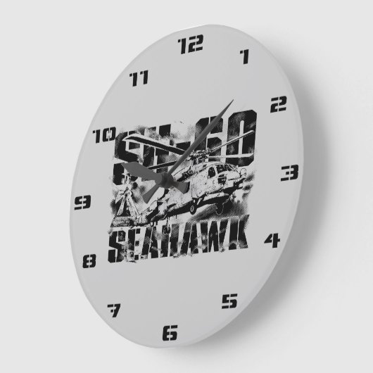 Zee havik Ronde (Grote) Wandklok (Hoek)