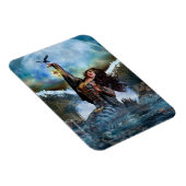 Zee heks Magical Mermaid Flexi Magnet Magneet (Rechterzijde)