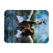 Zee heks Magical Mermaid Flexi Magnet Magneet (Horizontaal)