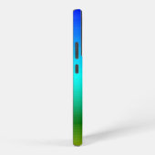 Zee & Hemelsblauw en Groen Verloop Naam toevoegen Samsung Galaxy Hoesje (Rechterkant)