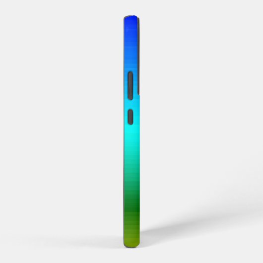 Zee & Hemelsblauw en Groen Verloop Naam toevoegen Samsung Galaxy Hoesje (Rechterkant)